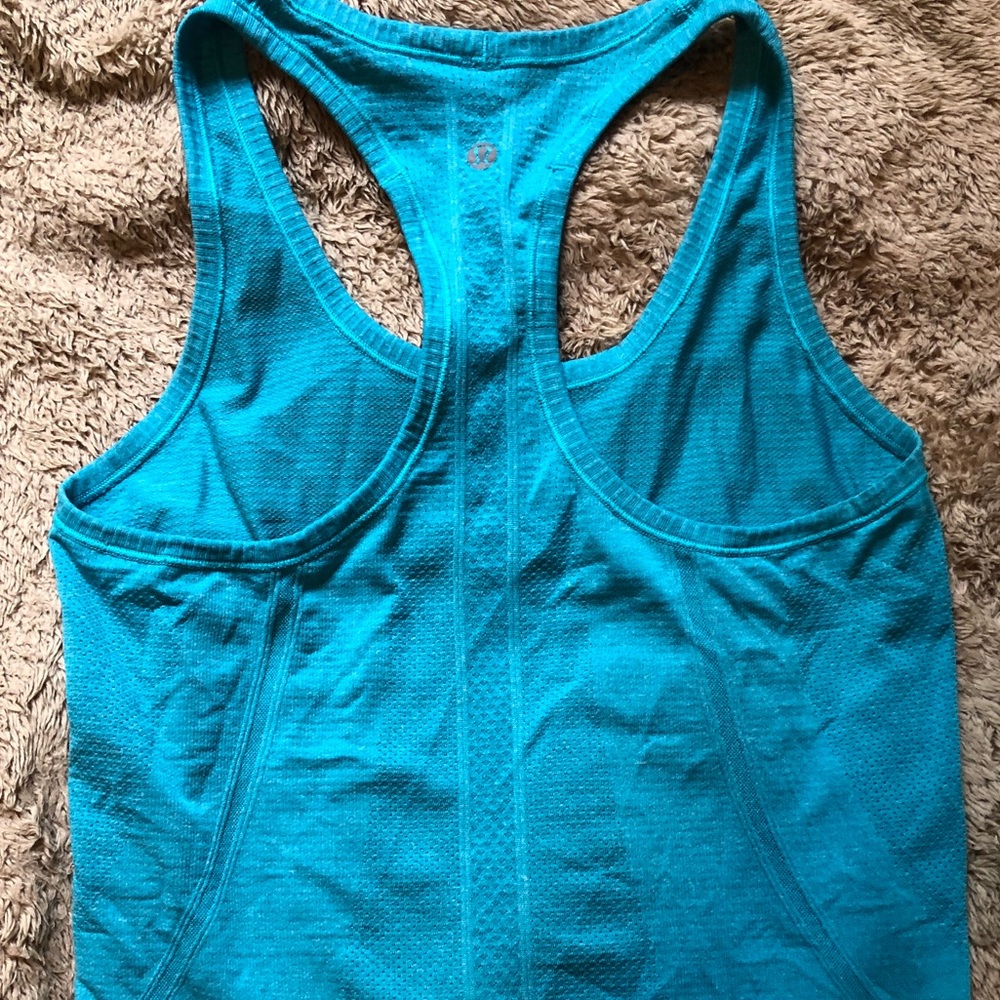 Blue Lululemon Tank